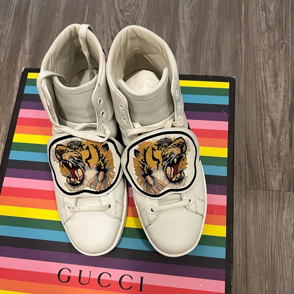 Gucci Ace Tiger Patch High Top - Picture 6 of 8